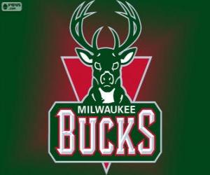 yapboz Logo Milwaukee Bucks, NBA takımı. Merkez Grubu, Doğu Konferansı